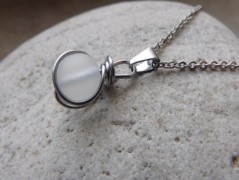 Náhrdelník - Tři kuličky larimaru