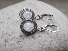 Náhrdelník - Tři kuličky larimaru