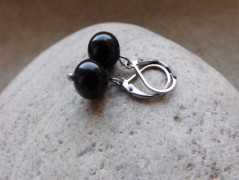 Náhrdelník - Tři kuličky larimaru