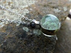 Náhrdelník - Tři kuličky larimaru