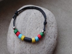 Náhrdelník - Tři kuličky larimaru