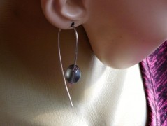 Náhrdelník - Tři kuličky larimaru