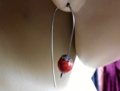 Náhrdelník - Tři kuličky larimaru