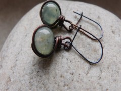 Náhrdelník - Tři kuličky larimaru