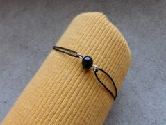 Náhrdelník - Tři kuličky larimaru