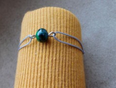 Náhrdelník - Tři kuličky larimaru