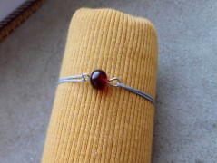 Náhrdelník - Tři kuličky larimaru