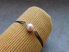 Náhrdelník - Tři kuličky larimaru