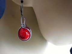 Náhrdelník - Tři kuličky larimaru