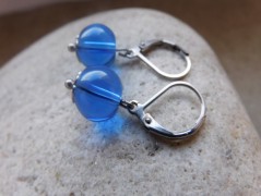 Náhrdelník - Tři kuličky larimaru