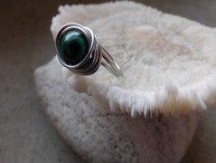 Náhrdelník - Tři kuličky larimaru