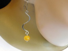 Náhrdelník - Tři kuličky larimaru