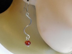 Náhrdelník - Tři kuličky larimaru