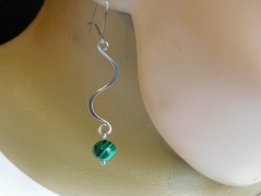 Náhrdelník - Tři kuličky larimaru