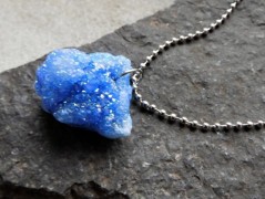 Náhrdelník - Tři kuličky larimaru