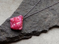 Náhrdelník - Tři kuličky larimaru