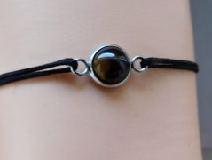 Náhrdelník - Tři kuličky larimaru