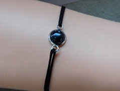 Náhrdelník - Tři kuličky larimaru