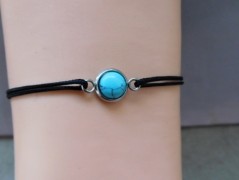 Náhrdelník - Tři kuličky larimaru