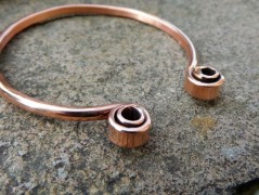 Náhrdelník - Tři kuličky larimaru