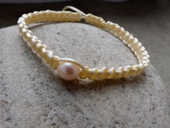 Náhrdelník - Tři kuličky larimaru