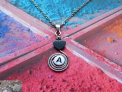 Náhrdelník - Tři kuličky larimaru