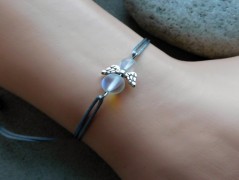 Náhrdelník - Tři kuličky larimaru