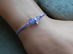 Náhrdelník - Tři kuličky larimaru