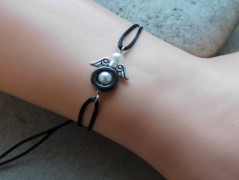 Náhrdelník - Tři kuličky larimaru