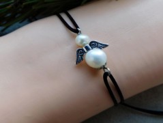 Náhrdelník - Tři kuličky larimaru