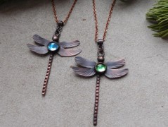 Náhrdelník - Tři kuličky larimaru