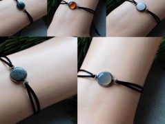 Náhrdelník - Tři kuličky larimaru