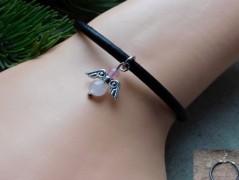 Náhrdelník - Tři kuličky larimaru