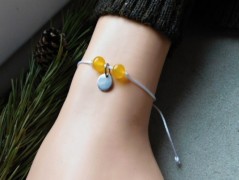 Náhrdelník - Tři kuličky larimaru