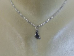 Náhrdelník - Tři kuličky larimaru