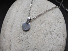 Náhrdelník - Tři kuličky larimaru