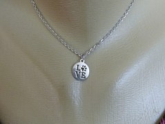 Náhrdelník - Tři kuličky larimaru