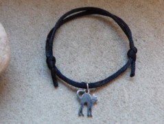 Náhrdelník - Tři kuličky larimaru