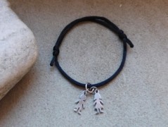 Náhrdelník - Tři kuličky larimaru