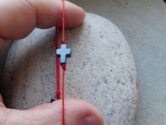 Náhrdelník - Tři kuličky larimaru