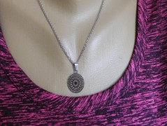 Náhrdelník - Tři kuličky larimaru