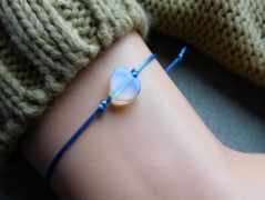 Náhrdelník - Tři kuličky larimaru