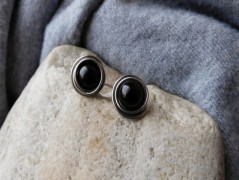 Náhrdelník - Tři kuličky larimaru