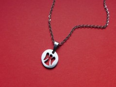 Náhrdelník - Tři kuličky larimaru