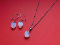 Náhrdelník - Tři kuličky larimaru