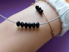 Náhrdelník - Tři kuličky larimaru