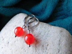 Náhrdelník - Tři kuličky larimaru