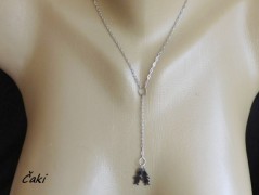 Náhrdelník - Tři kuličky larimaru