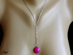 Náhrdelník - Tři kuličky larimaru