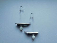 Náhrdelník - Tři kuličky larimaru